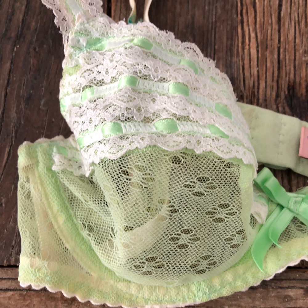Agent provocateur knickers forever green lace bra - Picture 2 of 5